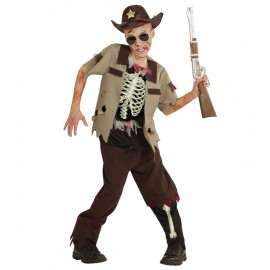 Disfraz de Sheriff Zombie Infantil Disfraz de Sheriff Zombie Infantil
