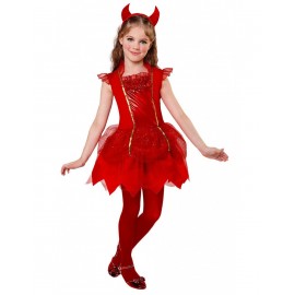 Disfraz de Diabla Chic para Niña Disfraz de Diabla Chic para Niña