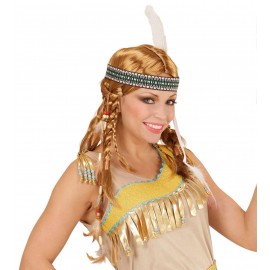 Peluca India Chippewa con Trenzas Peluca India Chippewa con Trenzas