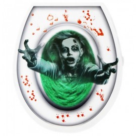Tapa WC Zombie Ensangrentado Tapa WC Zombie Ensangrentado