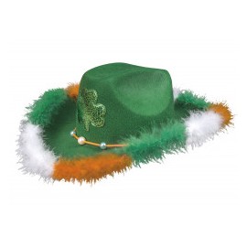Sombrero de St. Patrick con Plumas Sombrero de St. Patrick con Plumas