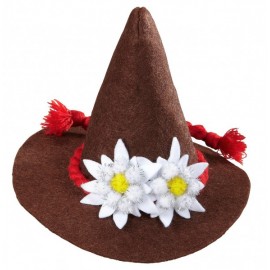 Mini Sombrero Bávaro con Edelweiss