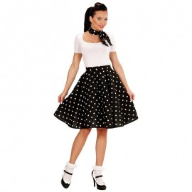 Kit Años 50 con Falda de Lunares y Pañuelo Kit Años 50 con Falda de Lunares y Pañuelo