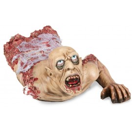 Busto de Zombie Gateador con Gasa 72 cm