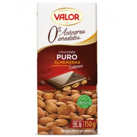 5 Tabletas Chocolate Valor Choco Puro Almendra Sin Azúcar 5 Tabletas Chocolate Valor Choco Puro Almendra Sin Azúcar