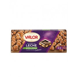 5 Tabletas Chocolate Valor Choco Leche Avellana