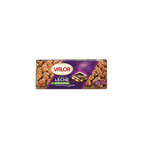 5 Tabletas Chocolate Valor Choco Leche Avellana