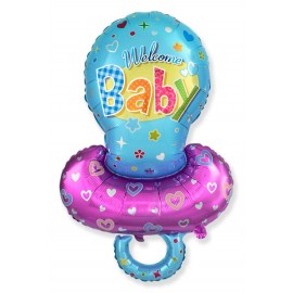 Globo Baby Shower Chupete Niño 101 x 58 cm Globo Baby Shower Chupete Niño 101 x 58 cm