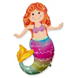 Globo Sirena Sonriente 82 x 74 cm Globo Sirena Sonriente 82 x 74 cm