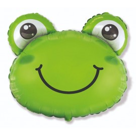 Globo Rana Cabeza 70 x 63 cm Globo Rana Cabeza 70 x 63 cm