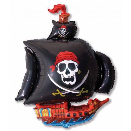 Globo Barco Pirata 103 x 78 cm