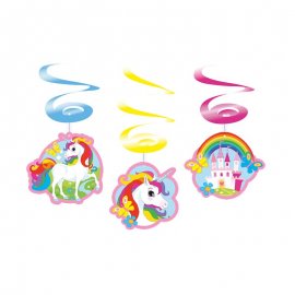 Colgantes Unicornio Castillo