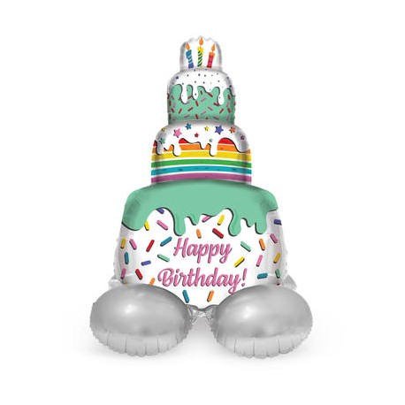 Globo Pastel Happy Birthday 72 cm