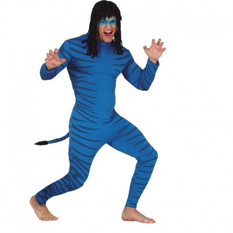 Disfraz de Felino Azul