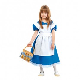 Disfraz de Blue Little Girl Infantil Talla