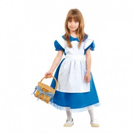 Disfraz de Blue Little Girl Infantil Talla