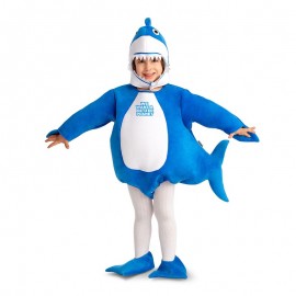 Disfraz de Bebé Tiburón Azul