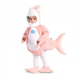 Disfraz de Bebé Tiburón Rosa