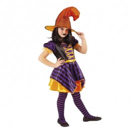 Disfraz Cuqui Brujita Naranja Infantil Disfraz Cuqui Brujita Naranja Infantil