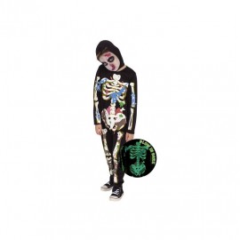 Disfraz Zombie Esqueleto Glow In Dark Infantil Disfraz Zombie Esqueleto Glow In Dark Infantil
