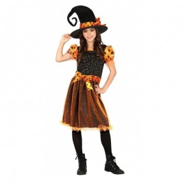 Disfraz de Orange Witch Infantil Disfraz de Orange Witch Infantil