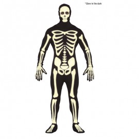 Disfraz de Skeleton Glow In The Dark Adulto Disfraz de Skeleton Glow In The Dark Adulto