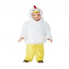 Disfraz de pollo para niños pequeños blanco