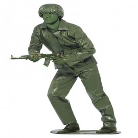 Disfraz de soldado de juguete verde Disfraz de soldado de juguete verde