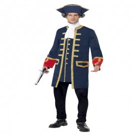 Disfraz Comandante Pirata Azul Disfraz Comandante Pirata Azul