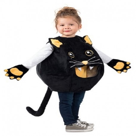 Disfraz Gatita Negra Comilona Infantil