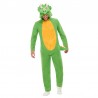 Disfraz de dinosaurio verde
