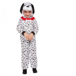 Disfraz Dalmatiano del Niño Blanco y Negro Disfraz Dalmatiano del Niño Blanco y Negro