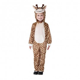 Disfraz de jirafa para niños pequeños marrón
