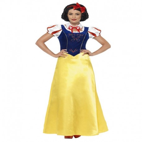 Disfraz de nieve princesa amarillo
