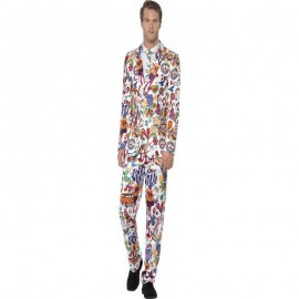 Disfraz groovy multicolor Disfraz groovy multicolor