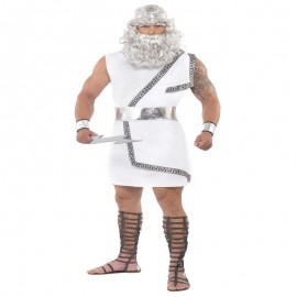 Zeus disfraz blanco