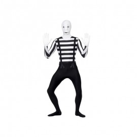 Mime Second Skin Disfraz Negro Mime Second Skin Disfraz Negro