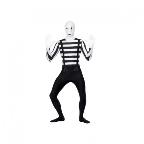 Mime Second Skin Disfraz Negro