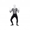Mime Second Skin Disfraz Negro
