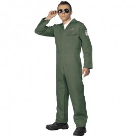 Disfraz de Aviator Verde Disfraz de Aviator Verde