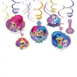 6 Colgantes Shimmer & Shine 6 Colgantes Shimmer & Shine