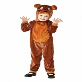 Disfraz de oso niño marrón