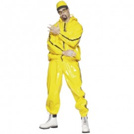 Disfraz de rapero amarillo Disfraz de rapero amarillo