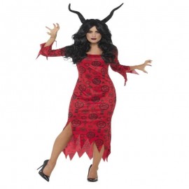 Disfraz de diablo oculto rojo Disfraz de diablo oculto rojo