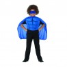 Kit de superhéroes para niños azul
