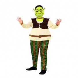 Disfraz de lujo de Shrek Kids verde
