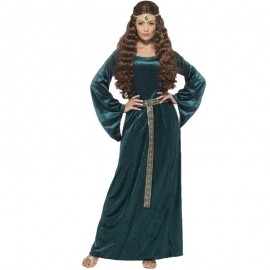Disfraz de mucama medieval verde Disfraz de mucama medieval verde