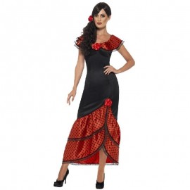 Disfraz de Flamenco Senorita Negro Disfraz de Flamenco Senorita Negro
