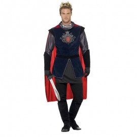 Disfraz de Deluxe King Arthur Negro Disfraz de Deluxe King Arthur Negro