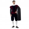 Disfraz de lujo tudor lord negro